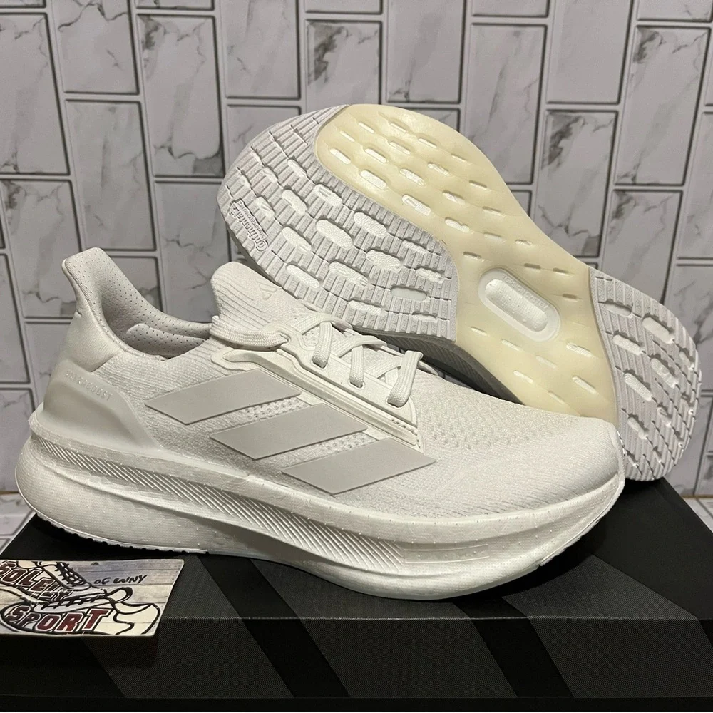 New Adidas Ultraboost 5X Ultra Boost Running Shoes Triple White Training Gym